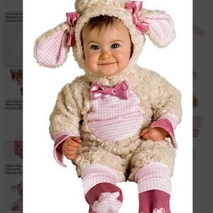 0 - 6 Month Pink Lamb Baby Costume
